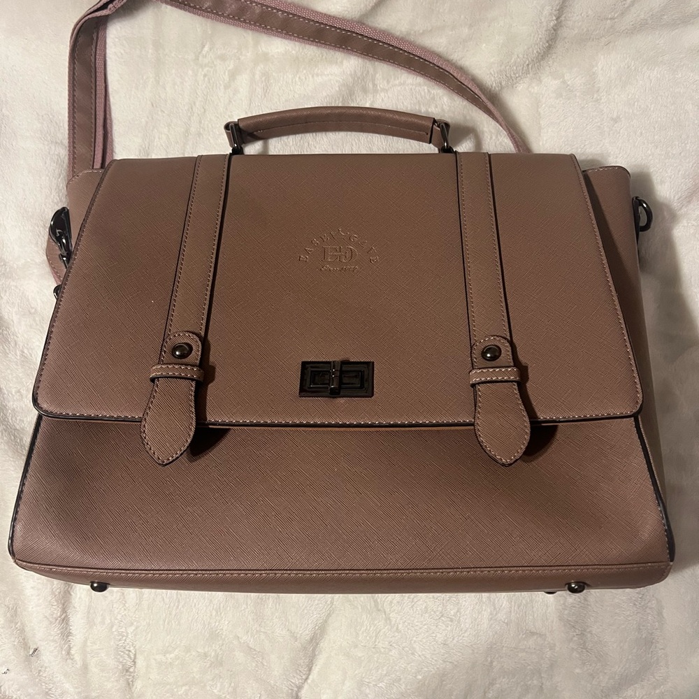 Ease Gave Chic Tan Laptop Bag for Women